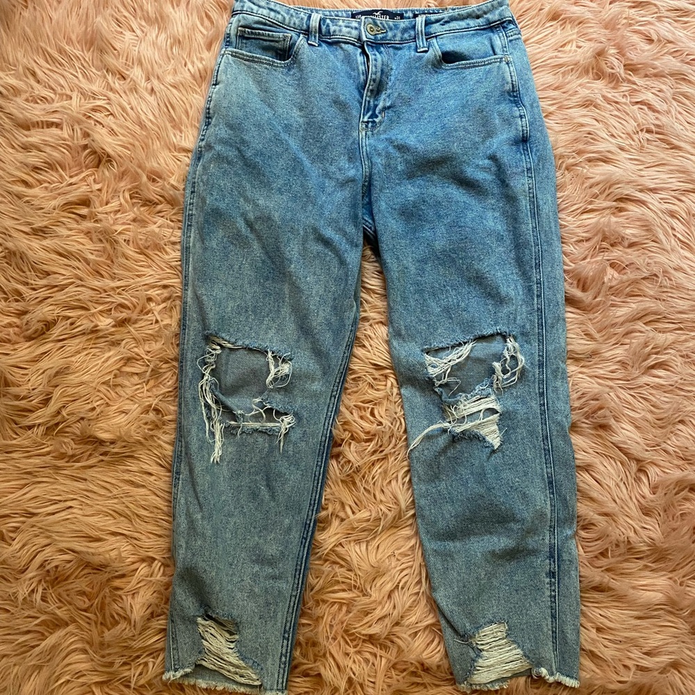 Hollister High-Rise Mom Jeans 13r